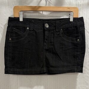 Y2K Guess Denim Micromini Skirt